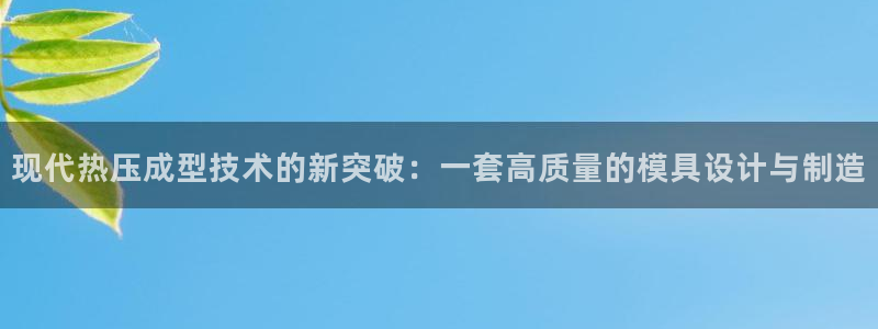 易倍申片能长期服用吗：现代热压成型技术的新突破：一套高质